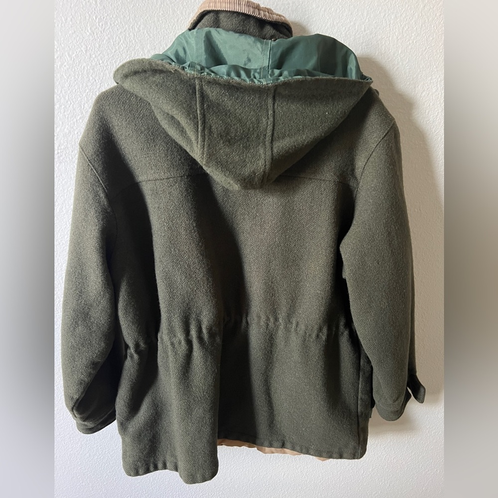 Vintage Pendleton Outdoorsman 100% Virgin Wool Insulated Hunting Jacket - Size L - Picture 2 of 7